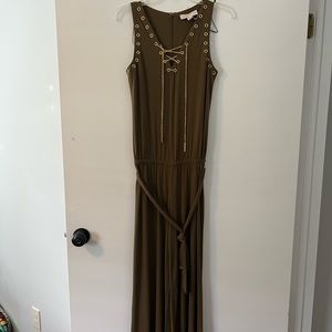 Olive Green Michael Kors Jumpsuit